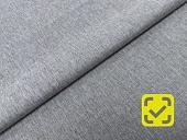 картинка Скатерть тканевая с PU Покрытием "Нежный лен", 110*140, gray — Великий Путь